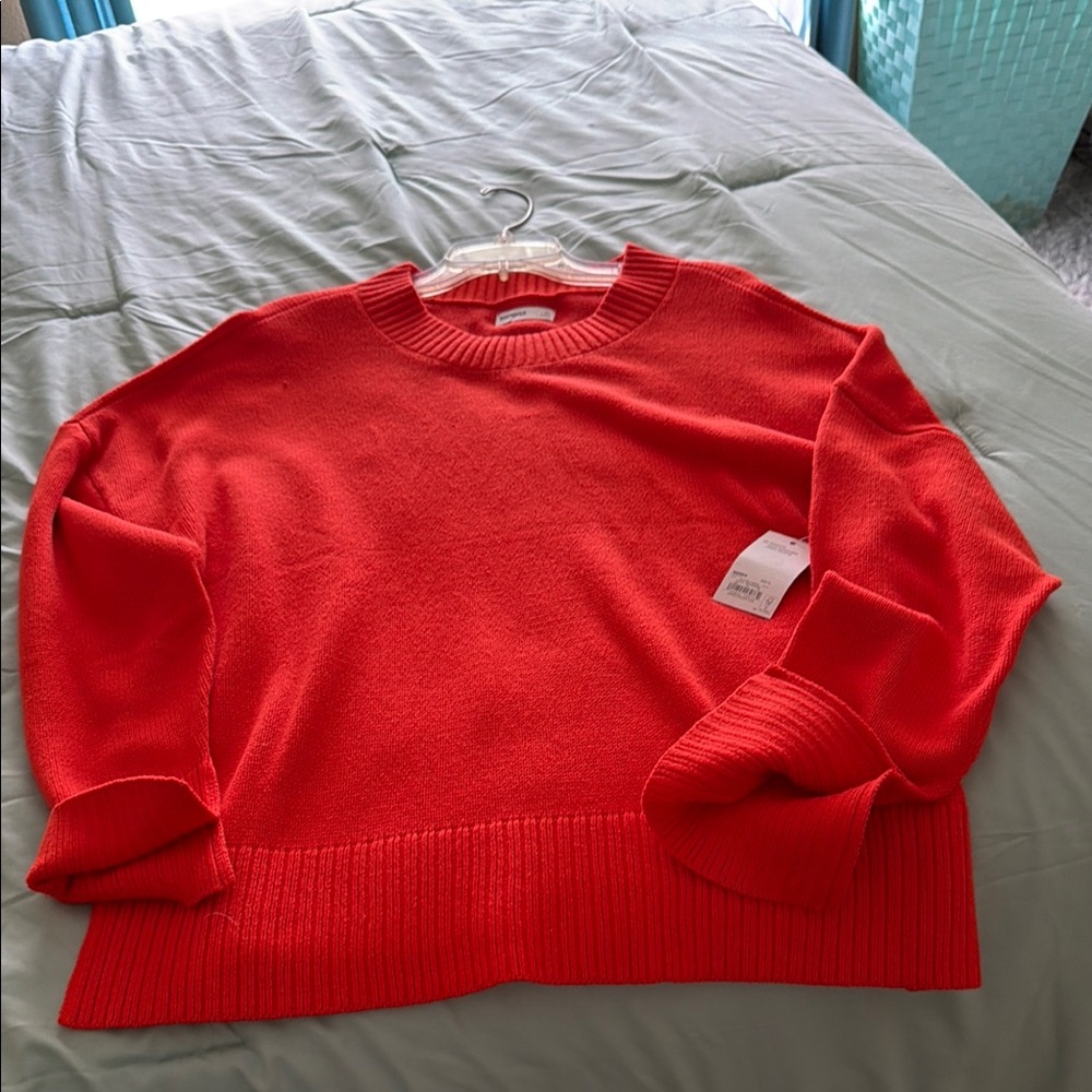 Bright Red Women’s Crewneck Sweater